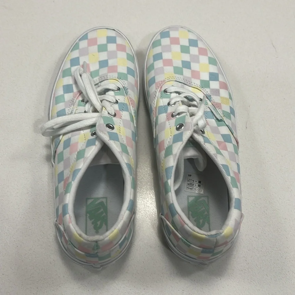 Vans Pastel Checkerboard Sneakers - Picture 4 of 7